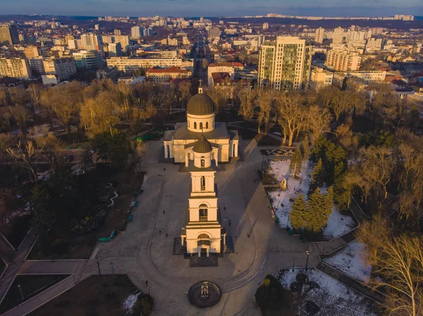 Chisinau, Moldova, 2019. Cathedral Orthodox church located in th — Stock Photo, Image