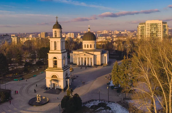 Chisinau, Moldova, 2019. Cathedral Orthodox church located in th — Stock Photo, Image