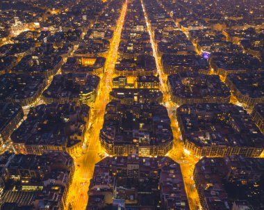 Barselona Ufuk Çizgisi Panoraması, İspanya, 2019