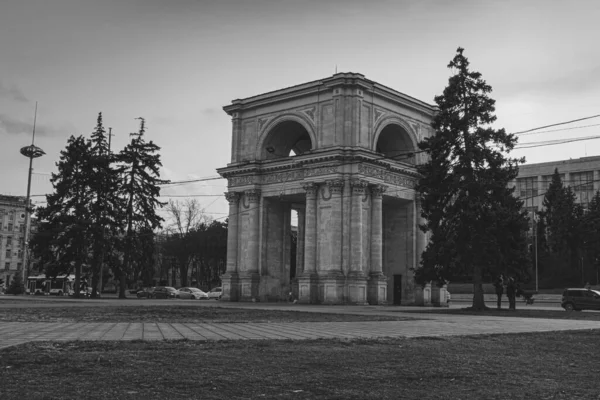 Triumphal Arch Chisinau Moldova 2020 — Stock Photo, Image