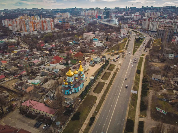 Ciuflea Monastery Teodor Tiron Chisinau Moldova 2020 Beautiful Aerial View — Stock Photo, Image