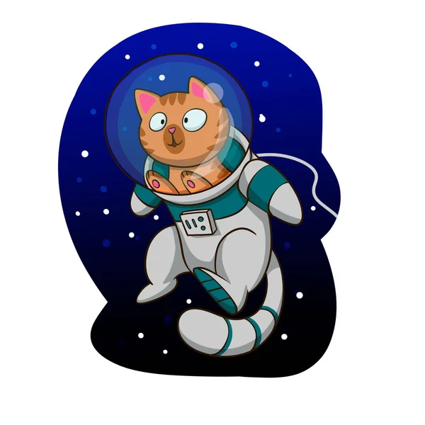Astronaut cat - Space cat