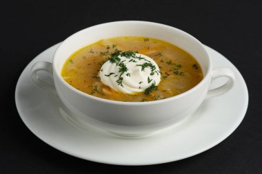 Geleneksel Rus shchi, turşu lahana çorbası