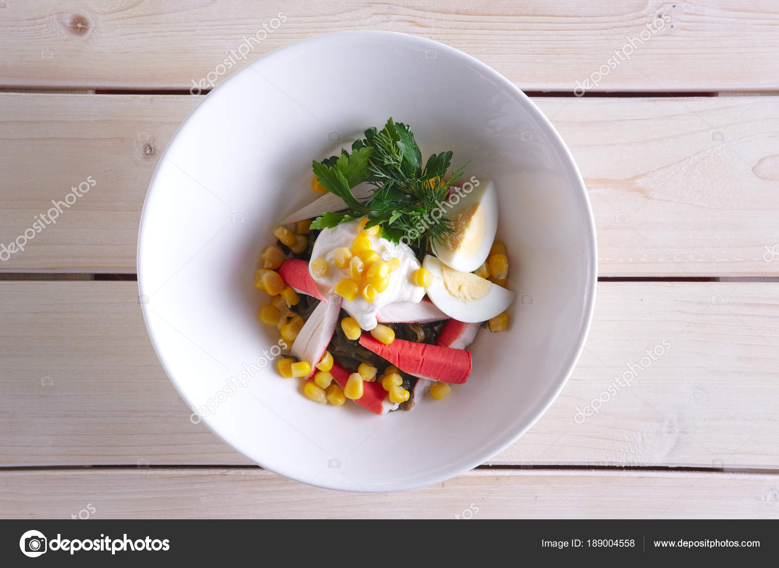 Salad with sea kale and egg: recipe with photo Salad with sea kale and egg: recipe with photo
