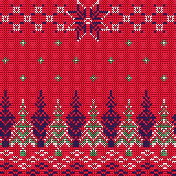 Ugly sweater Pattern — Stock Vector