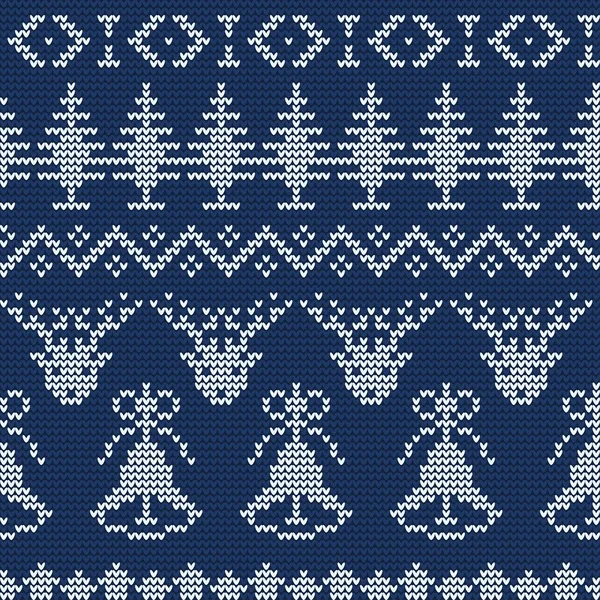 Ugly sweater Pattern — Stock Vector