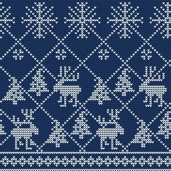 Ugly sweater Pattern — Stock Vector