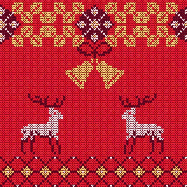 Weihnachtspullover Muster 12 — Stockvektor