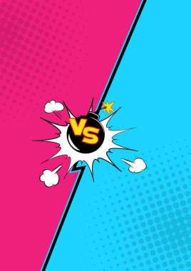 Kabarcık çizgi roman tarzı mücadele