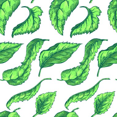 Elma ağacı kroki desen 1