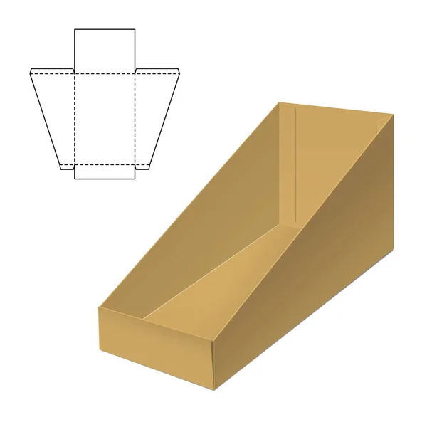 明确的纸箱 — 图库矢量图片