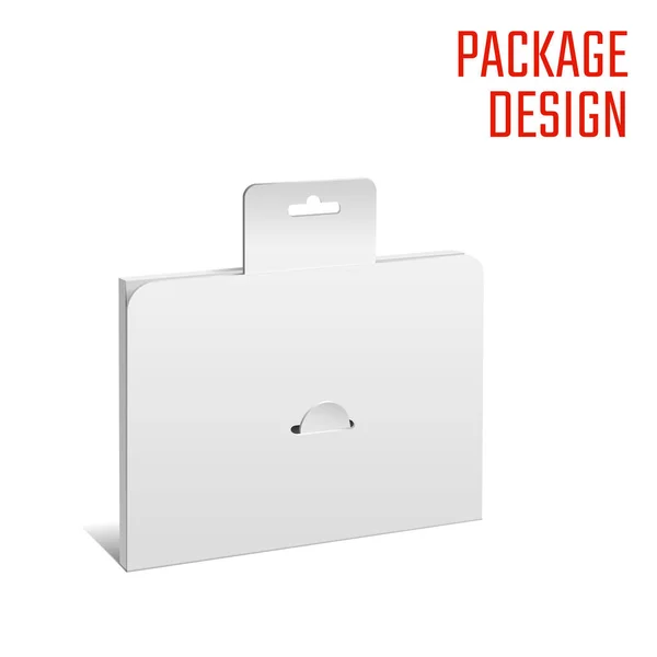 Pack plegable blanco — Vector de stock