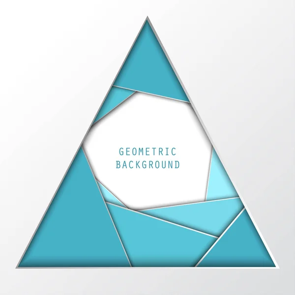 Fondo abstracto geométrico — Vector de stock