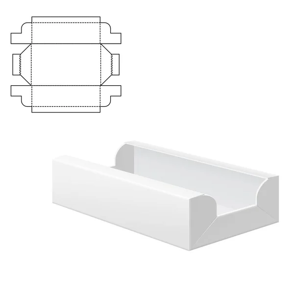 Vysmívat se Clear Box — Stockový vektor