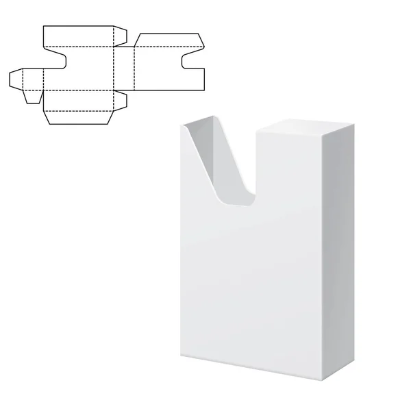Maquette boîte claire — Image vectorielle