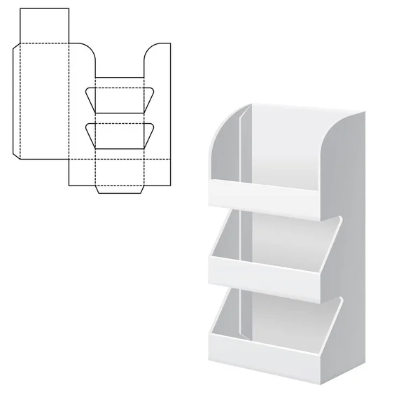 Mock up caja clara — Archivo Imágenes Vectoriales