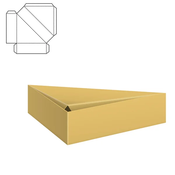 Caja de artesanía de derivación 1 — Vector de stock