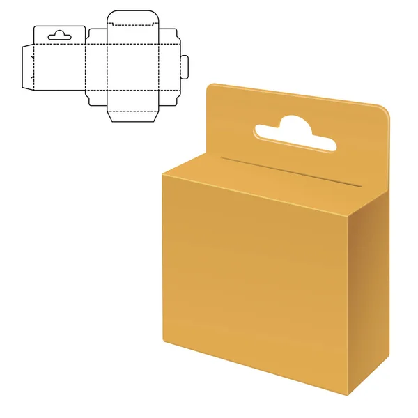 Caja de artesanía de derivación 1 — Archivo Imágenes Vectoriales