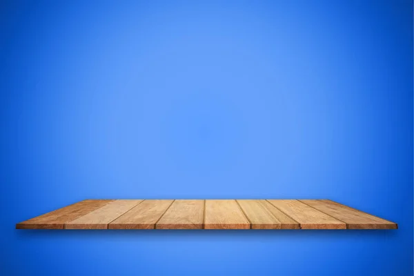背景の木のテーブル — ストック写真