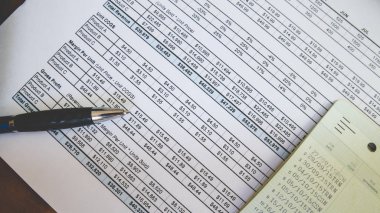 Tablo raporundaki mali kavramı para ile