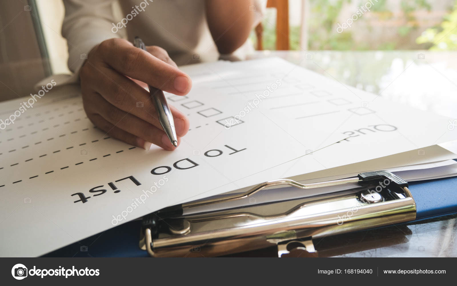 Close Hand Pen List Paper Format Filling Information Business Concept Stock Photo Image By C Boophuket 168194040