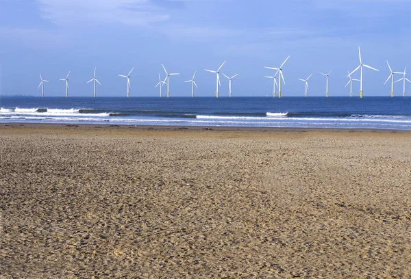 Wind Turbines in the North Sea — Stock Photo, Image