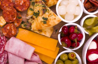 Meze tabağı paylaşımı