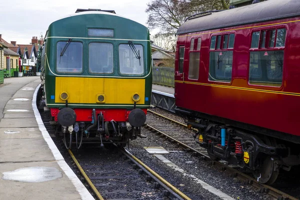 Classe 101 Dmu Heritage Diesel Unidade Múltipla Lado Transporte Passageiros — Fotografia de Stock