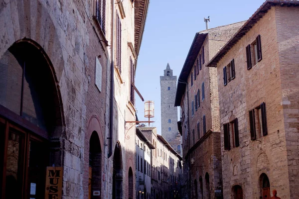 San Gimignano, Toskana, İtalya'nın tarihi kent — Stok fotoğraf