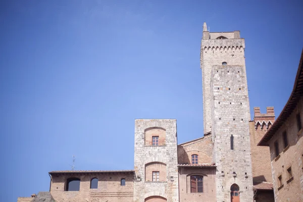 Ciudad histórica de San Gimignano, Toscana, Italia —  Fotos de Stock