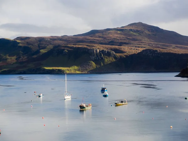 Portree Escocia Skye Isle Harbour Fotos de stock