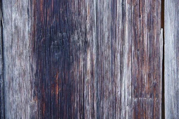 Fond en bois. Bandes vieilles et fanées de couleur grise et marron avec du grain de bois — Photo