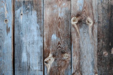 Eski ahşap arka plan mavi tonları ve ahşap doku ile