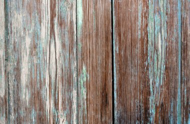 Çatlak ve boya katmanları ile eski püskü ahşap arka plan