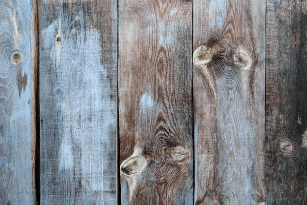 Stare drewniane niebieskie tło, wyblakłe farby — Zdjęcie stockowe