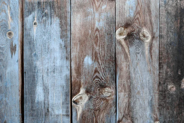 Wood old blue background , faded paint — Stock Photo, Image