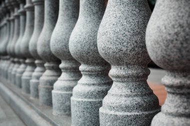 Granit korkuluk yakın çekim