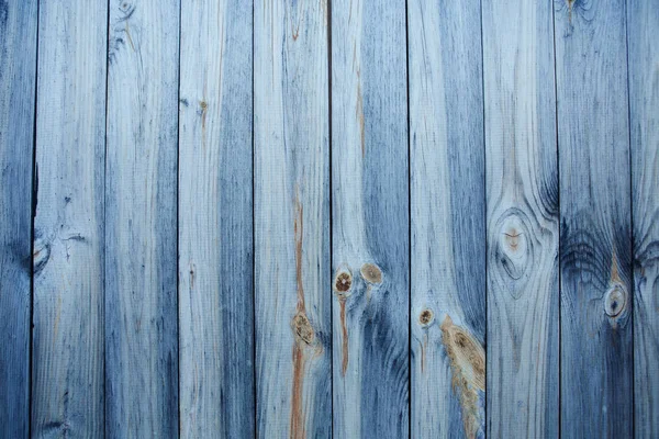 Bois vieux fond bleu, peinture décolorée — Photo