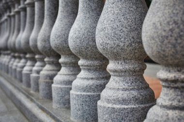 Granit korkuluk yakın çekim