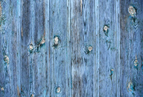 木製の古い青背景、色あせたペンキ — ストック写真