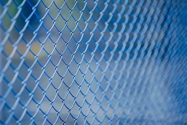 Mavi örgü çelik kafes