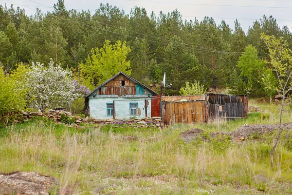 Una Casa Abandonada Ruinas Campo —  Fotos de Stock