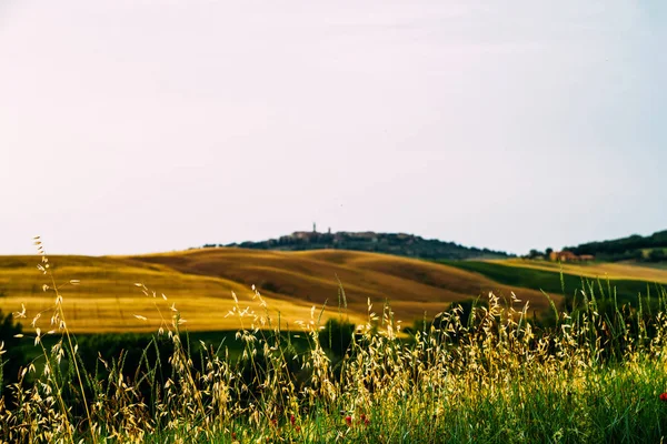 Hermoso Paisaje Con Casco Antiguo Fondo Uno Los Lugares Más — Foto de Stock