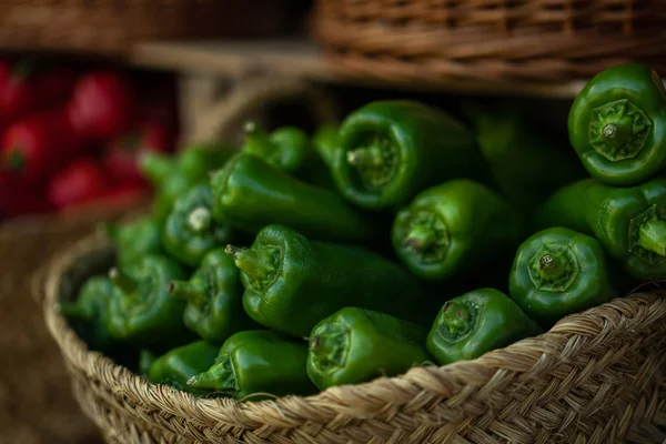 Friss Gazdák Felülről Hozzák Forgalomba Gyümölcsöt Zöldséget Fénymásolási Hellyel Életmód — Stock Fotó