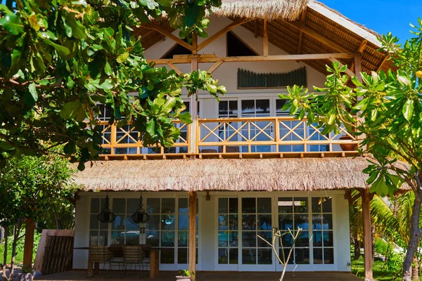 Bella Casa Sulla Spiaggia Tropicale Tioman Isola Tropicale Malesia — Foto Stock
