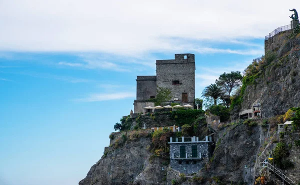 Manarola Italien Landmärke Cinque Terre Nationalpark Italien Ligurien Unescos Världsarv — Stockfoto