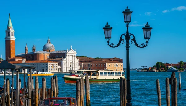 Vista Praça San Marco Para Grande Canal Veneza Itália Arquitetura — Fotografia de Stock