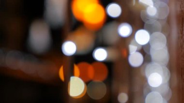Bokeh arka plan soyut bulanık Noel ışıkları