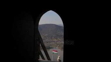 Kadın mountain view adlı seyir tatil