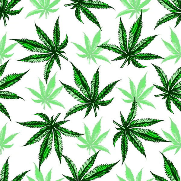 Modello foglia di marijuana . — Foto Stock